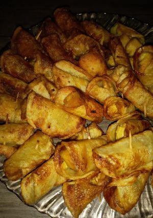 عکسی از دستور فیله مرغ در سیب زمینی😋