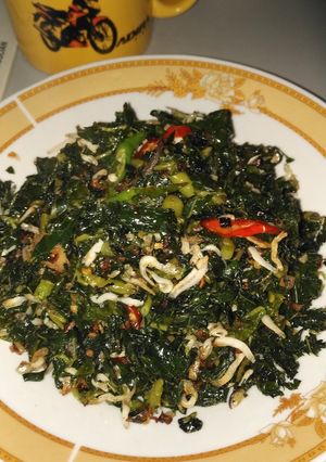 Foto resep Tumis Daun Pepaya Teri Medan