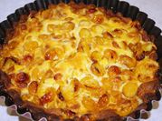 Une photo de clafoutis mirabelle