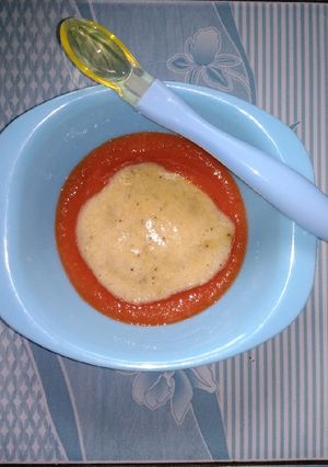 Foto resep MPASI 6M - Pure (Pepaya & Pisang Kepok)