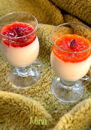 عکسی از دستور فرنی با رویه مربا