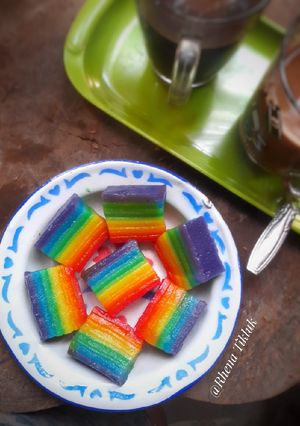 Foto resep Lapis Kanji Rainbow