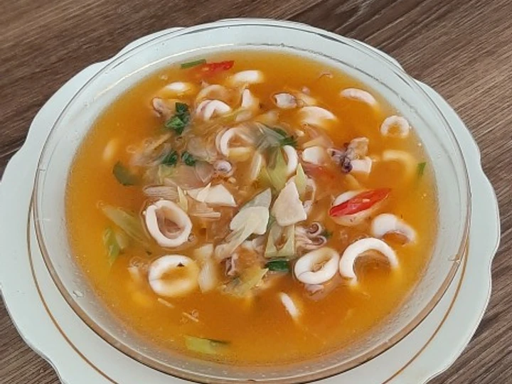 Langkah Mudah untuk Membikin Resep Cumi Pedas Asam Manis ala @dapur_buayuk yang Enak Banget Anti Ribet, Uenak Banget