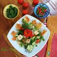 Arabic Fatoosh Salad.