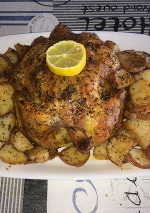 Foto principal de Pollo asado con patatas
