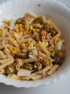 Una foto de Ensalada de macarrones