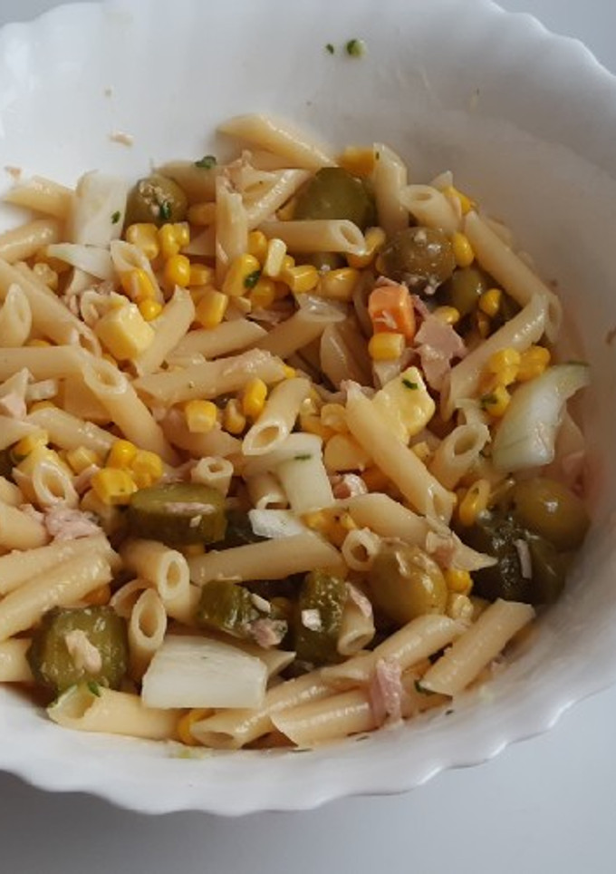Una foto de Ensalada de macarrones