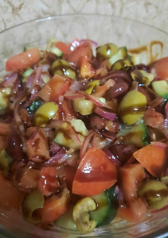 Салат з овочами 🍅
