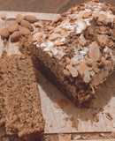 Panque de avena y almendra