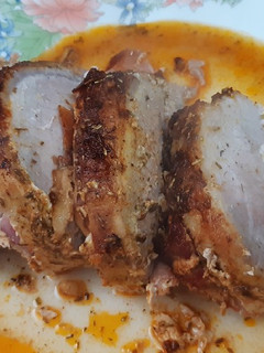 Una foto de Lomo de cerdo asado en airfryer
