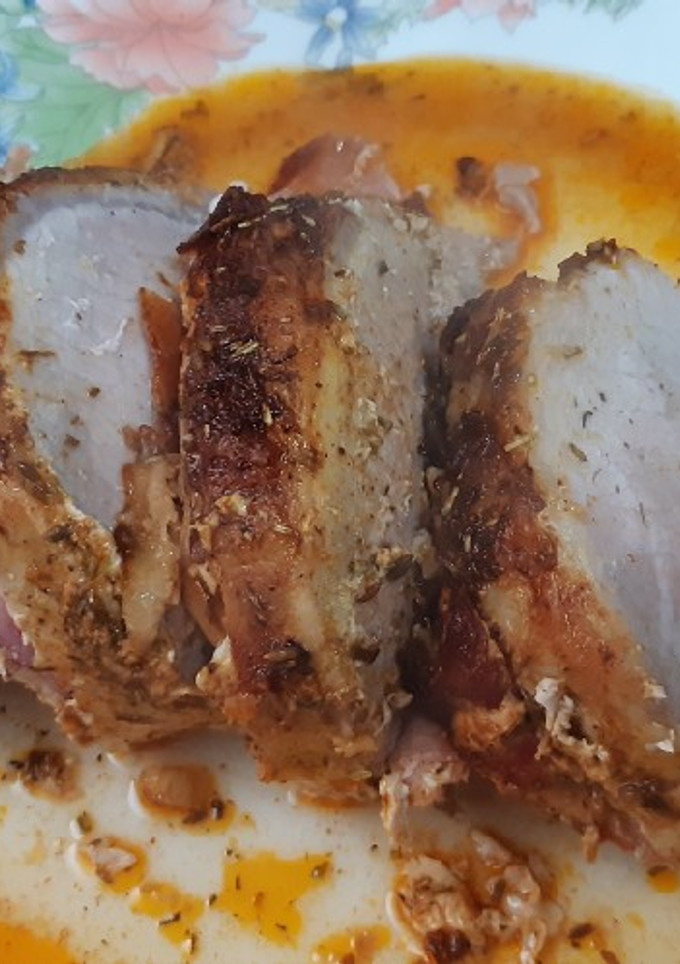 Una foto de Lomo de cerdo asado en airfryer