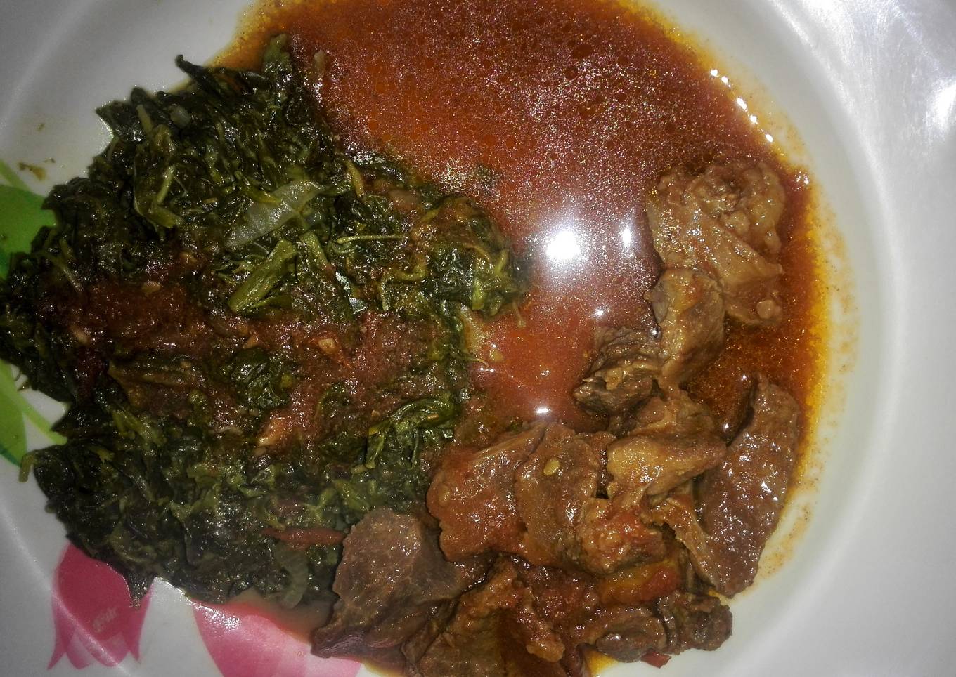 Beef stew with traditional vegetables