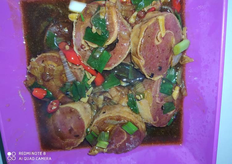 Rolade saus lada hitam
