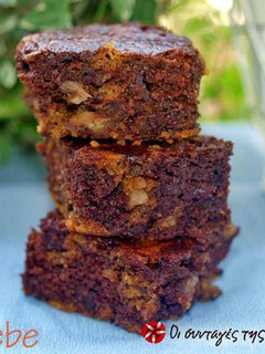 A picture of Pumpkin Brownies.