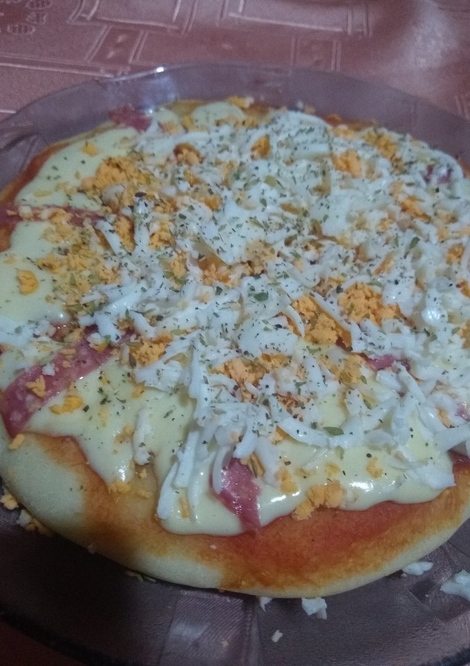 Una foto de Mini Pizza A La Sartén🍕