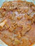 Instant pot Badami korma