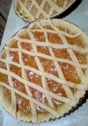Una foto de Pasta frola con aceite