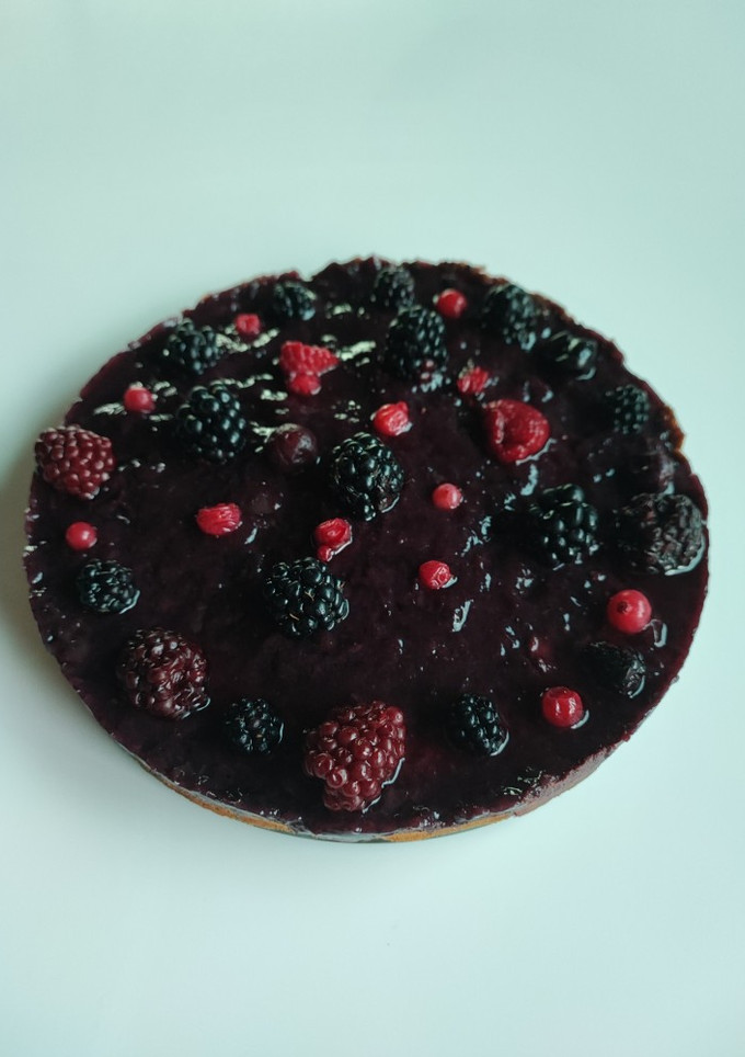 Una foto de Tarta de arándanos