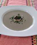 Una deliciosa crema de champiñones