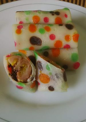 Foto resep Dadar Gulung Pelangi