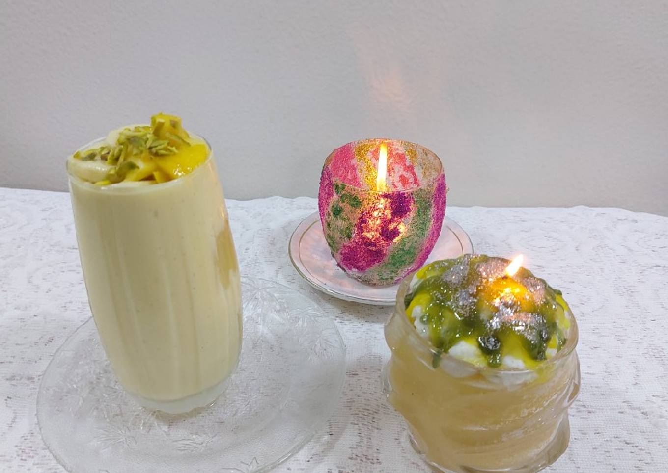 Banana and mango smoothie