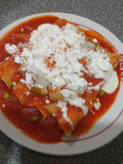 Una foto de Enchiladas mineras de huevo