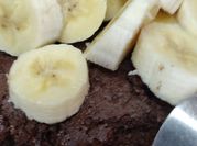A picture of cocoa powder oat cake