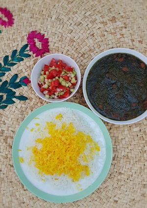 عکسی از دستور 🥣 خورشت قورمه سبزی 🥣