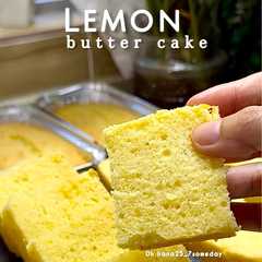 A picture of Lemon butter cake.