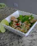 Ceviche de camarones