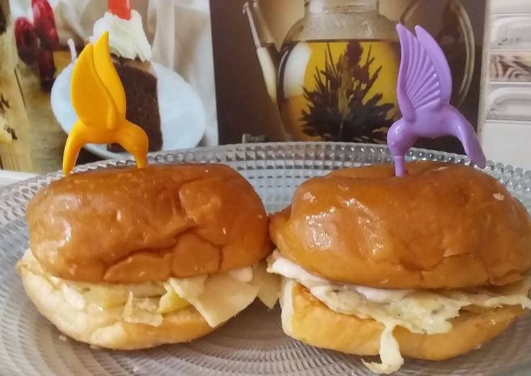 Recipe of Any-night-of-the-week Mini Mayo Egg Burgers