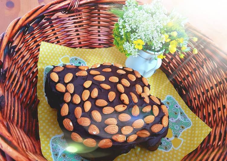 Colomba al cioccolato e mandorle