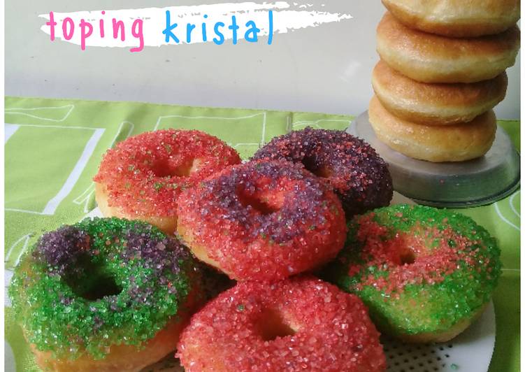 Donat menul toping gula kristal