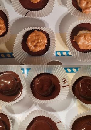 Φωτογραφία της συνταγής Chocolate Peanut Butter Banana Cups