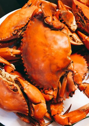 Hình của món Cua hấp sả.