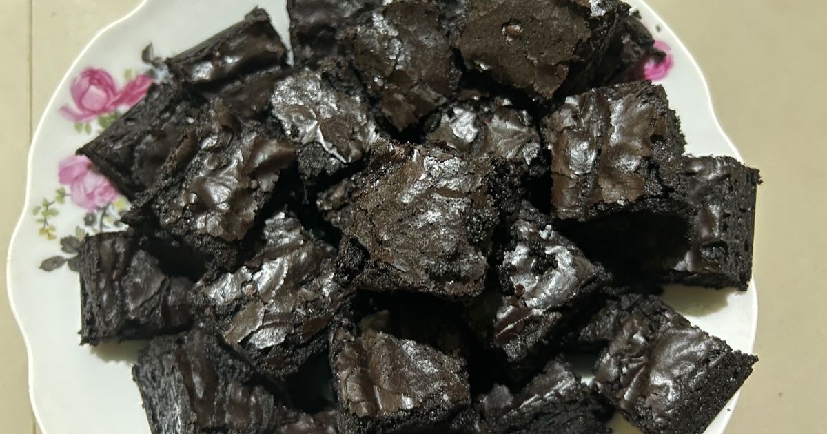 Brownies Shiny Crust