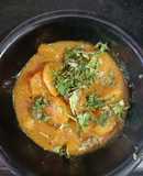CHIBHDA-DHOKLI NU SAAK. (MUSKMELON CURRY)
