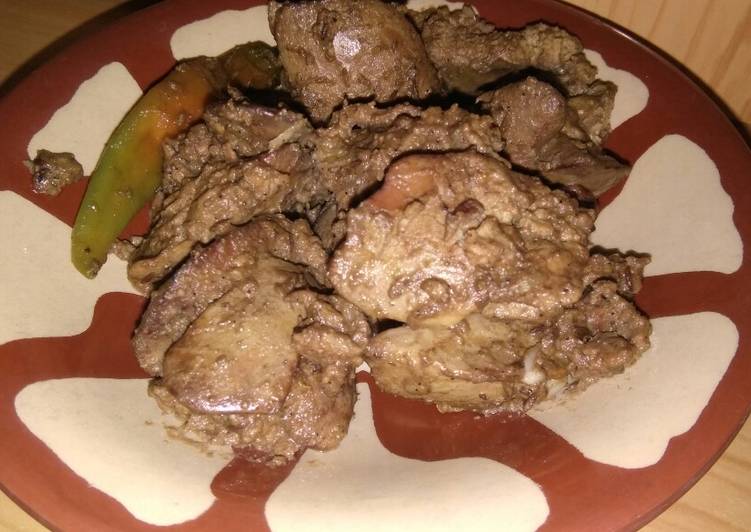 كبدة محمسة