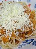 Spaghetti Bolognese With Tuna Woku Endes