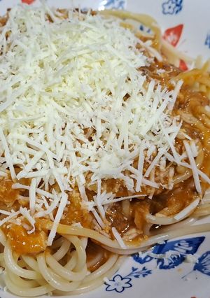 Foto resep Spaghetti Bolognese With Tuna Woku Endesss