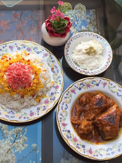 عکسی از دستور خورش آلو مسما