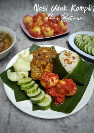 Foto resep Nasi Uduk Komplit khas Betawi