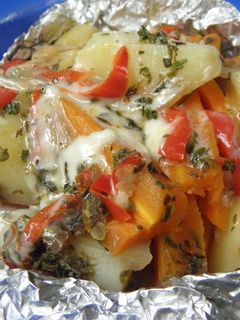 Una foto de Vegetales al horno