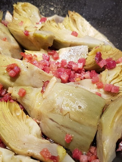 Foto principal de Alcachofas con jamón