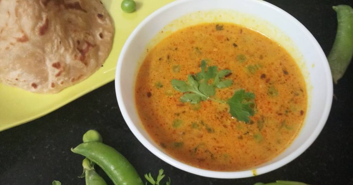 Green peas masala Recipe by Anjumara Rathod Cookpad