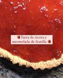 Tarta de ricota y frutilla 🍓🥧