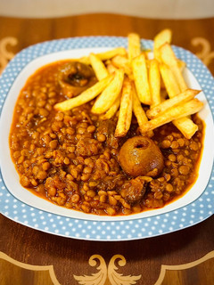 عکسی از دستور خورشت قیمه در زودپز😅