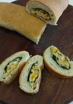 Una foto de Brioche Ovolactovegetariano