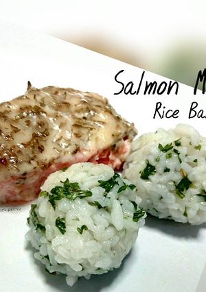 Foto resep Salmon Mayo with Rice Ball