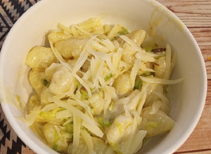 Una foto de Ñoquis de ricotta papero de LA CHIQUI